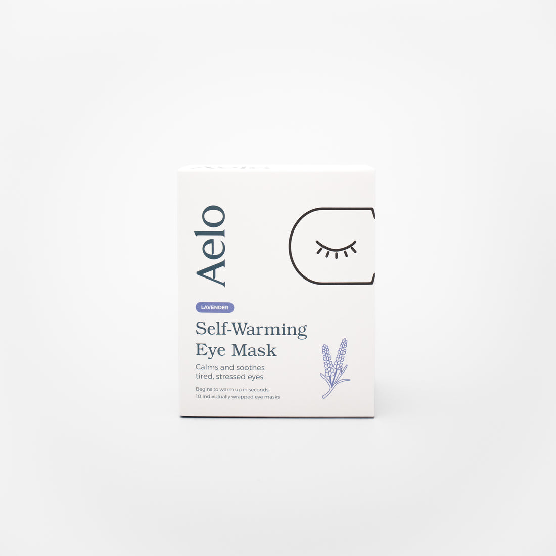NEW Self Heating Eye Masks with Lavender (10 Masks)