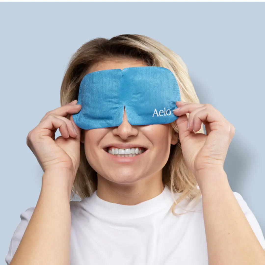 Heated eye discount mask