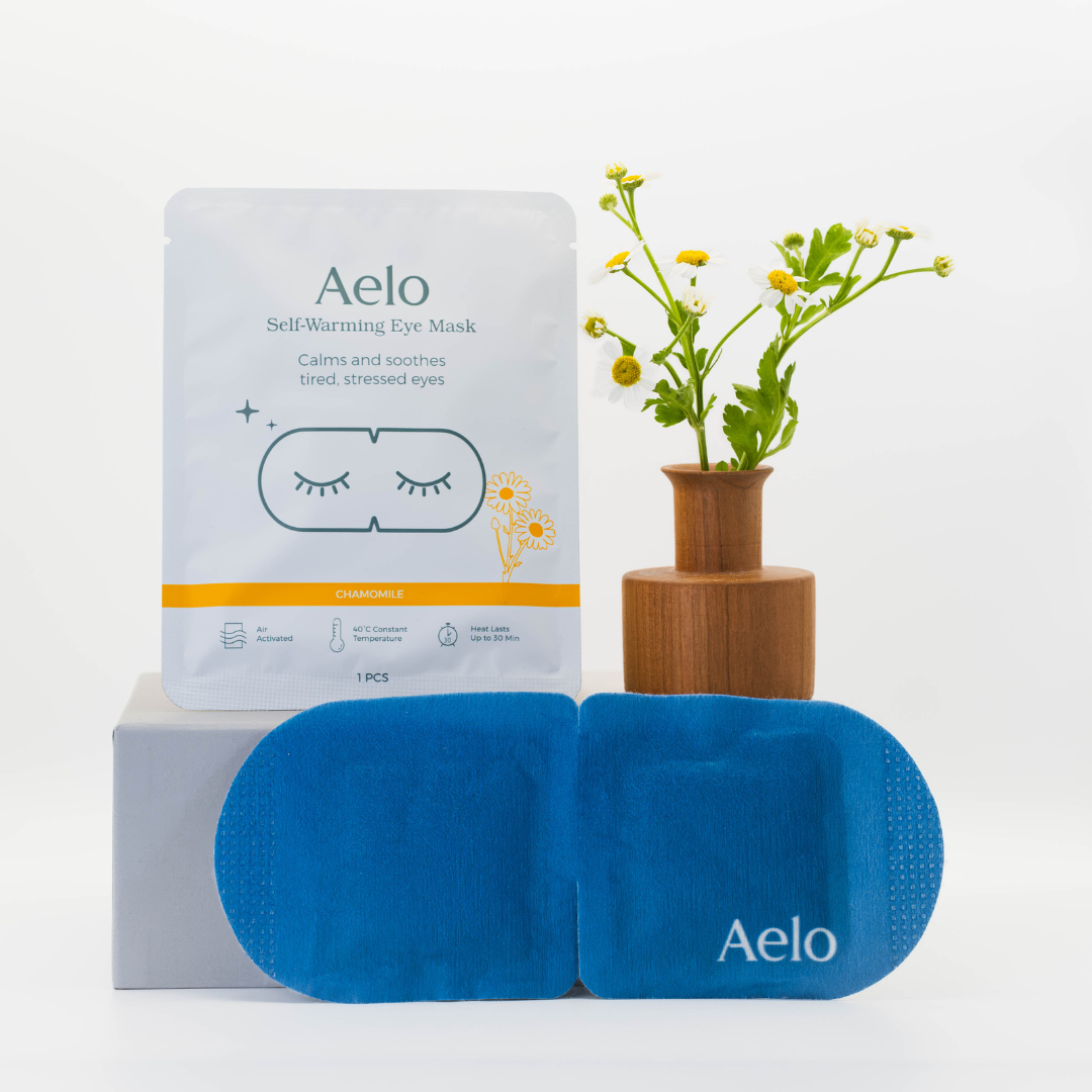 NEW Self Heating Eye Masks with Chamomile (10 Masks)